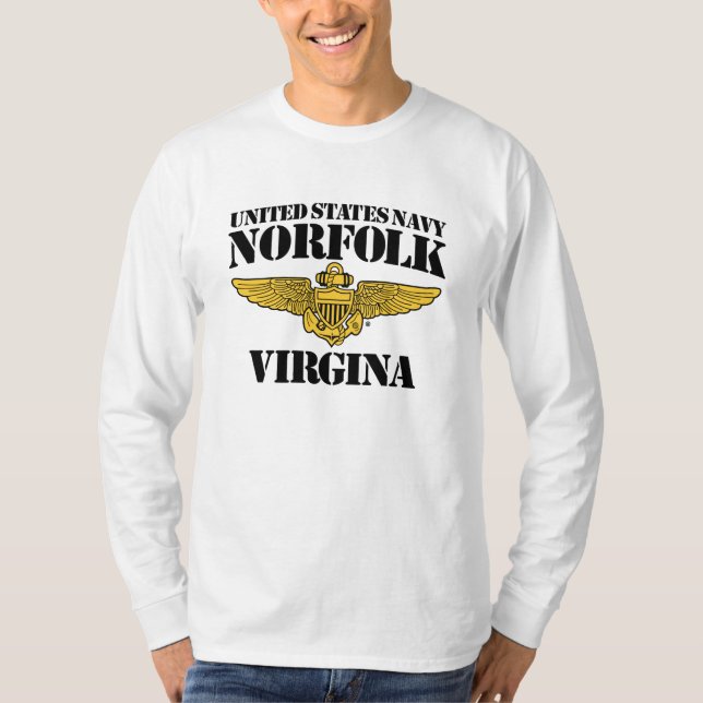 USN Norfolk Virgina T-Shirt (Frente)