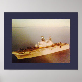 USO Peleliu LHA-5 poster