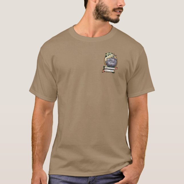 USS Carter Hall FRG Camiseta frontal/traseira (Frente)