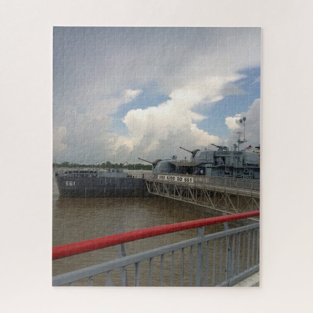 USS KIDD Jigsee Quebra-cabeça (Vertical)