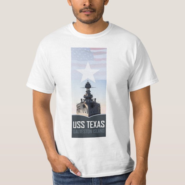 USS TEXAS T-Shirt (Frente)