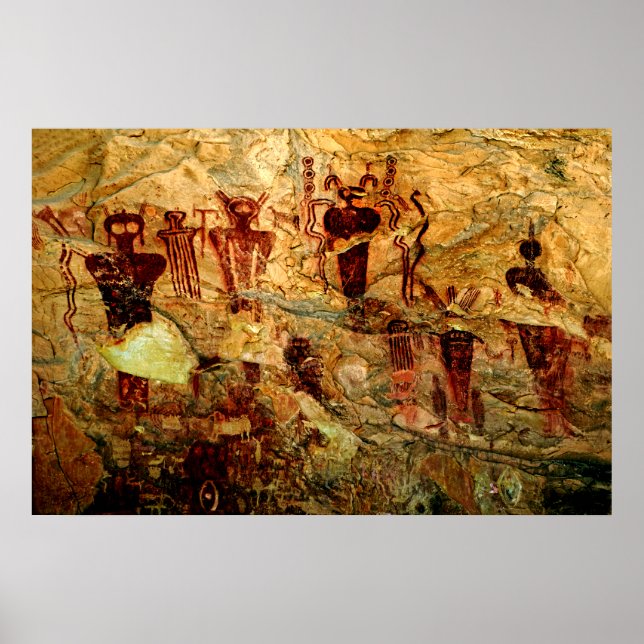 Utah Rock Art Poster (Frente)