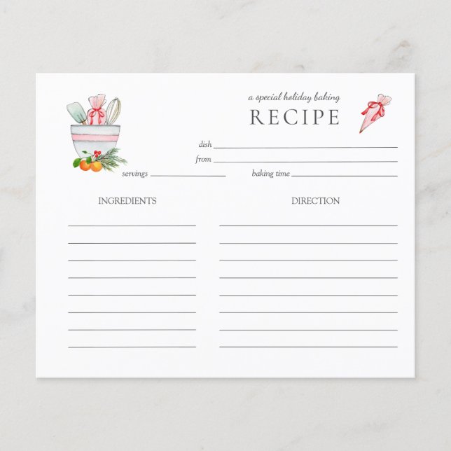 Utensílios Baking | Mistura de folhagens de folhet (Frente)