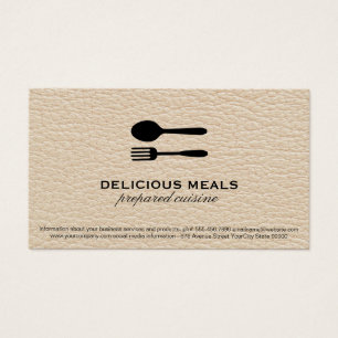 Utensílios de Comida Contexto do couro