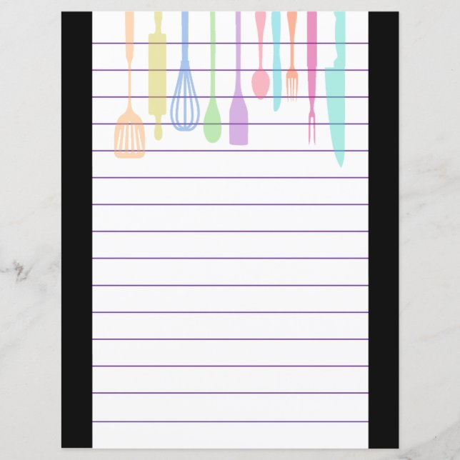 Utensílios de Cozinha Retro (Frente)