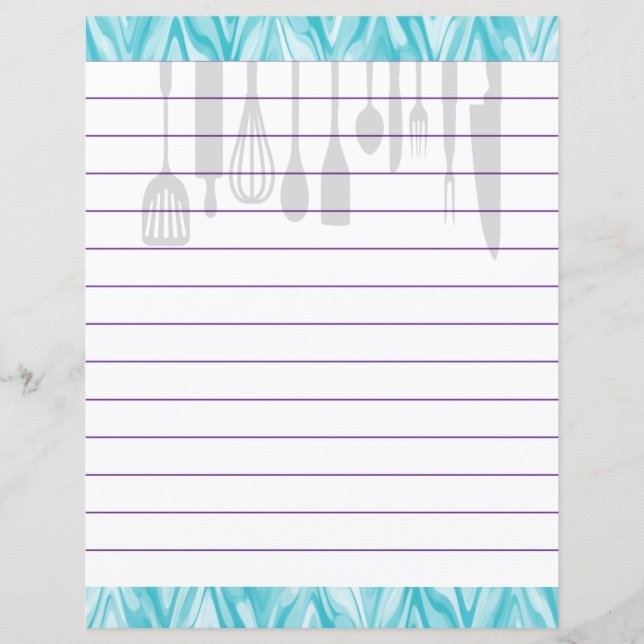 Utensílios de Cozinha Retro Zigzag Chevron (Frente)