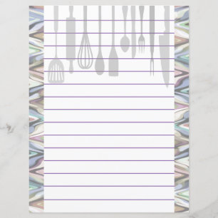 Utensílios de Cozinha Retrô Zigzag Chevron