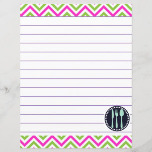 Utensílios de Cozinha Retro Zigzag Chevron