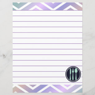 Utensílios de Cozinha Retro Zigzag Chevron