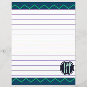 Utensílios de Cozinha Retrô Zigzag Chevron