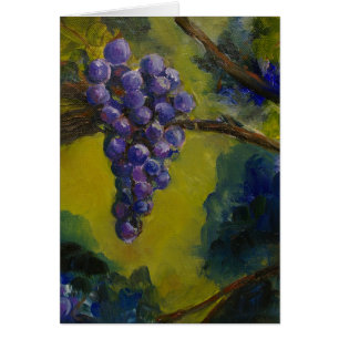Uvas Noir de Pinot que Greeing o cartão por