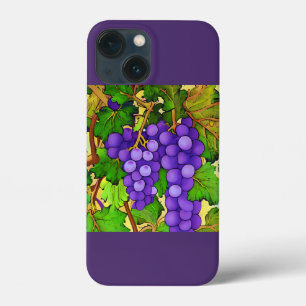 Uvas roxas em toranja