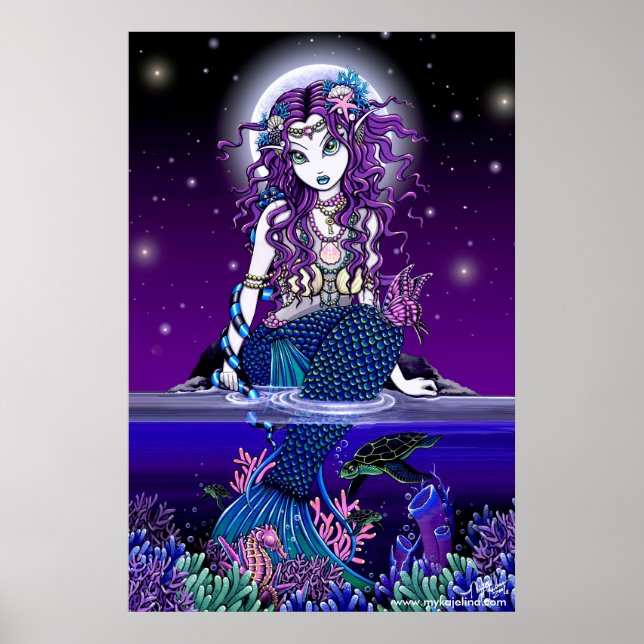 Uxia Twilight Moon Mermaid Poster (Frente)