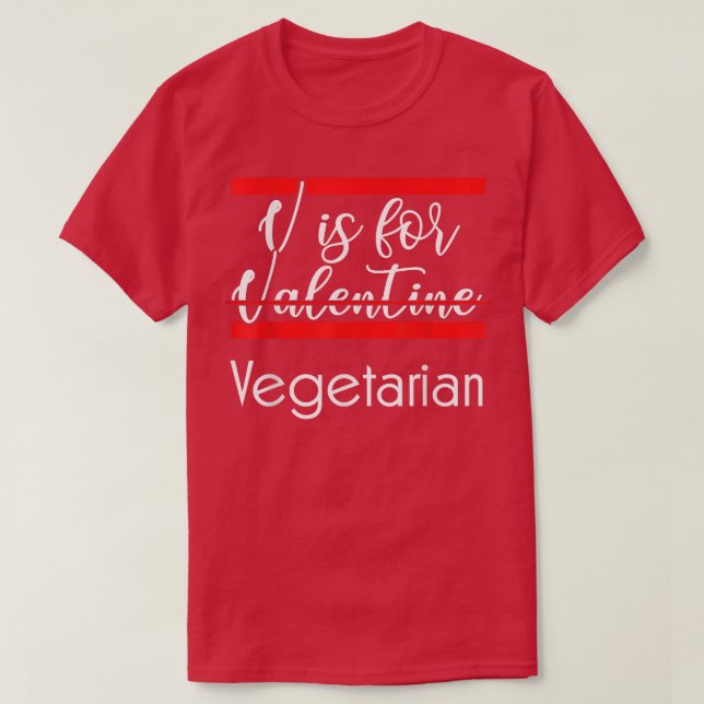V É Destinado A Camisas Vegetais (Frente do Design)
