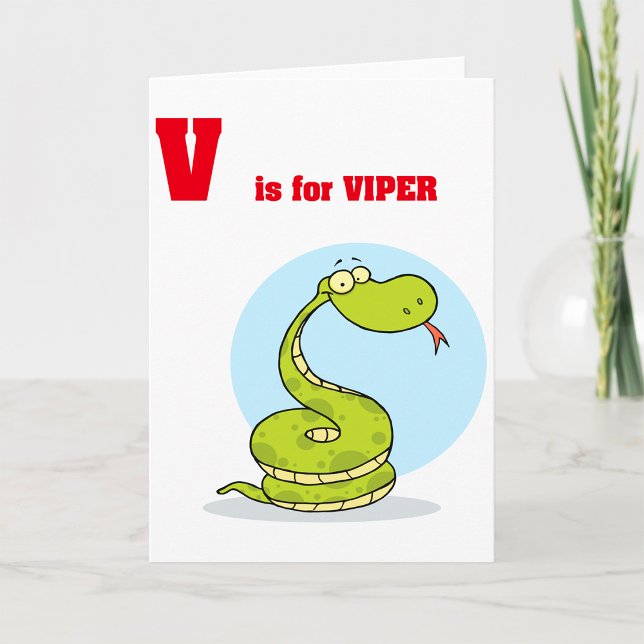 V é para Cartões de Saudação do Viper (Criador carregado)
