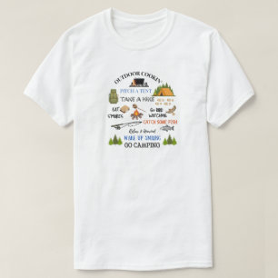 Vá acampar T-Shirt