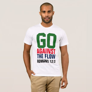 VÁ CONTRA os t-shirt do cristão do FLUXO