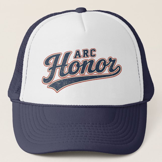 VÁ DESPORTOS! ARC Honor Boné de Caminhoneiro em Es (Frente)