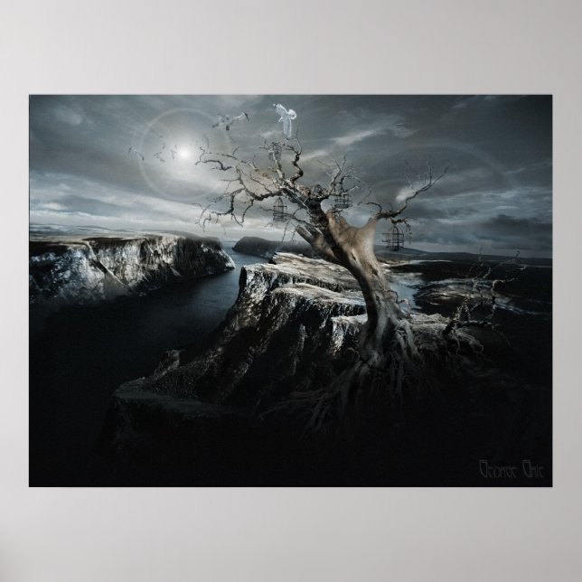 Vá em direção à luz, poster do neosuralismo impres (Frente)