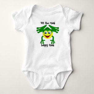 "Vá embora, sapo feliz" Camiseta Infantil