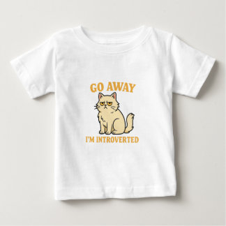 Vá Embora, Sou Introvertido – Camiseta de Gato Eng