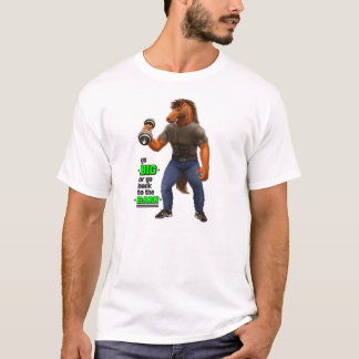 Vá grande ou vá para trás ao t-shirt do celeiro