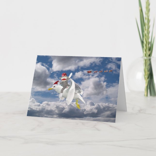 Vá para o seu cartão de Natal (Frente)