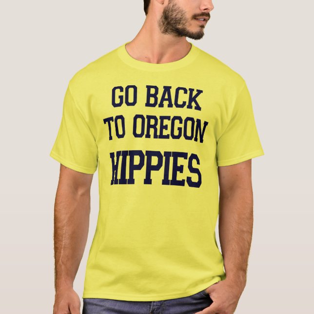 Vá para trás à camisa de Oregon (Frente)