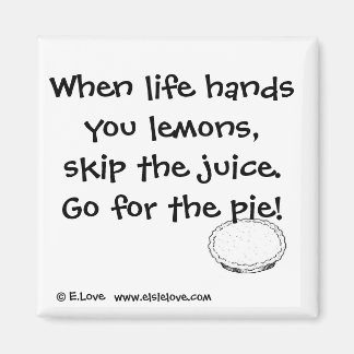 Vá pela torta! Íman