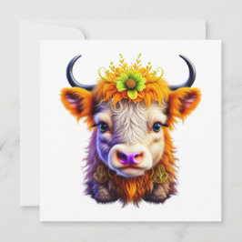 Vaca de Cerrado com Flor no Cabelo