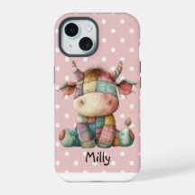 Vaca de Patchwork de Pastel Whimsical Adicionar no