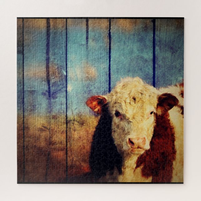 Vaca de quebra-cabeça de serra (Horizontal)