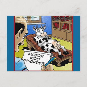 Vaca em Terapia 4 Presentes de Camisetas Cartões d
