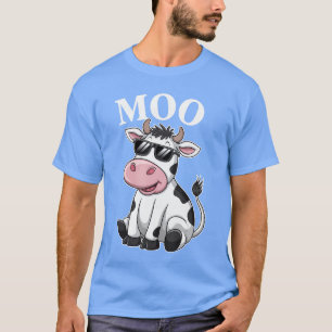 Vaca Engraçada Camisa de Fazendeiro Engraçado para