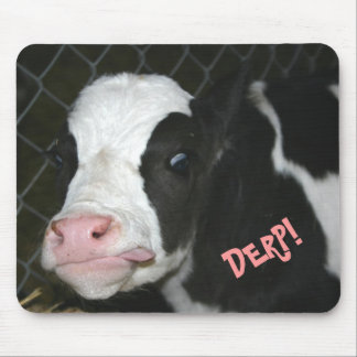 Vaca engraçada Mousepad de Derp