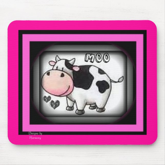 Vaca Mousepad do MOO (Frente)