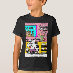 Vaca na Loja da China Canecas Engraçadas Camisetas