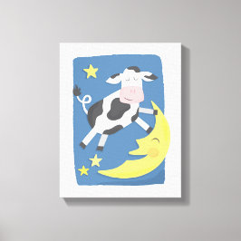 Vaca pulada sobre a Canvas da Lua