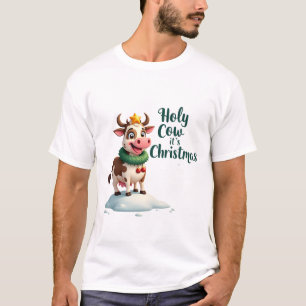 Vaca Sagrada É Natal Camiseta Vaca de Natal (3)