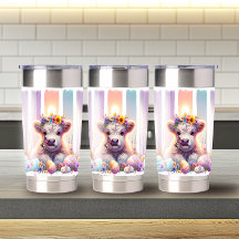 Vaca superior Whimsical Brushaft Páscoa 20oz