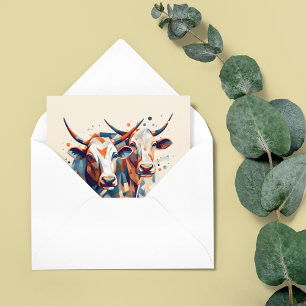 Vacas abstrato, personalizáveis