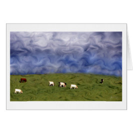 Vacas pacíficas: Cartão