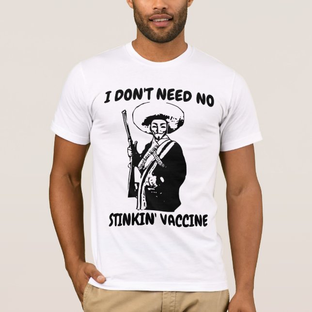 VACINA NÃO PRECISO DE CAMISAS ANTIVAX (Frente)