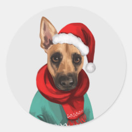 Vaden Jones Cartão de Natal Autocolante