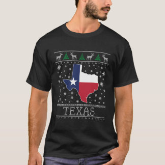 Vadio de Natal Feio do Texas Camisa de Leve Longa