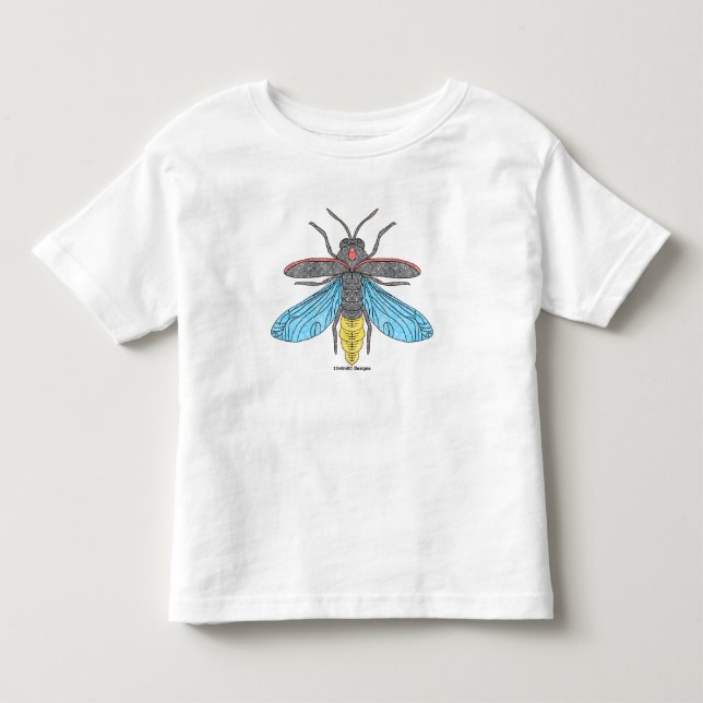 Vaga-lume (branco) - Camiseta Infantil (Frente)