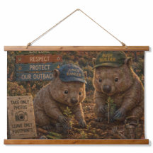 Vagantes Wombats Exploram e Protegem nosso Sertão