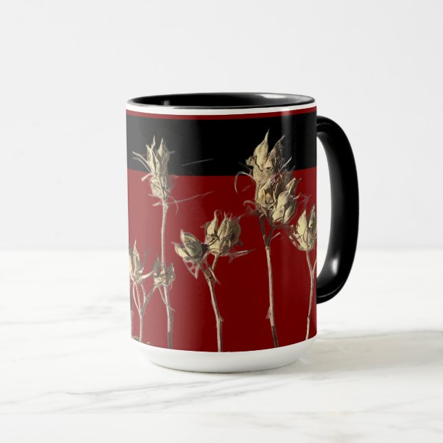 Vagens de Sementes em Caneca Combo (15 oz) (Frente Esquerda)
