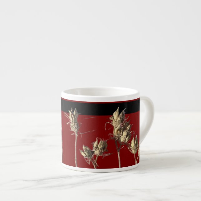 Vagens de Sementes em uma Caneca de Espresso (Frente Esquerda)