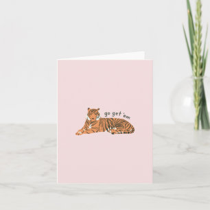 Vai Buscar-Lhes Tiger - Cartão De Incentivo